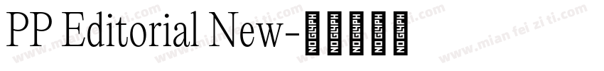 PP Editorial New字体转换